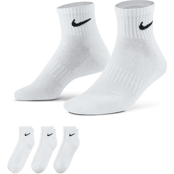 Nike Unisex Max Cushion Quarter 3er Pack Socken - Weiß | Gr. 46-50 kaufen