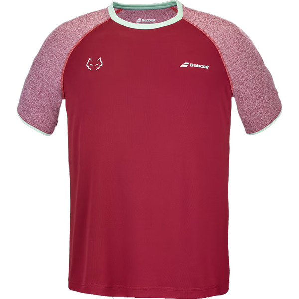 Babolat - T-shirt - Juan Lebron - Rood - Maat M