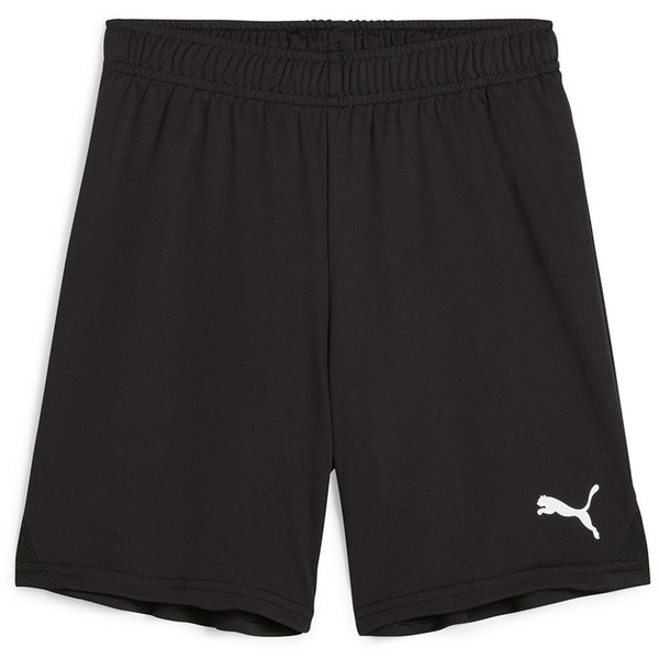 PUMA teamGOAL Shorts Jr Unisex Sportbroek - Puma Zwart-Puma Wit - Maat 152