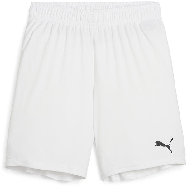PUMA teamGOAL Shorts Jr Unisex Sportbroek - Puma Wit-Puma Zwart - Maat 128