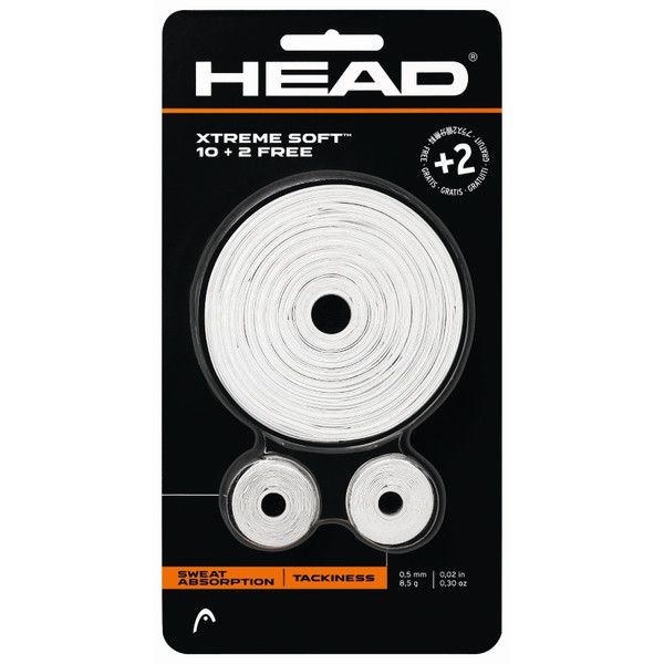 Head Xtreme Soft Overgrip 12-Pack White