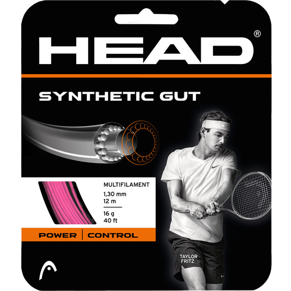Head Synthetic Gut Set Pink