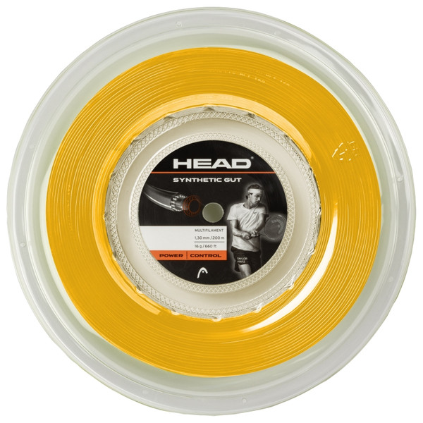 Head Synthetic Gut 200M Gold
