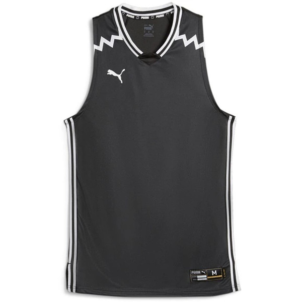 Puma Hoops Team Game Jersey Kids - - zwart - maat 152