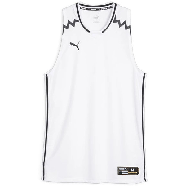 Puma Hoops Team Game Jersey Kids - - wit - maat 140