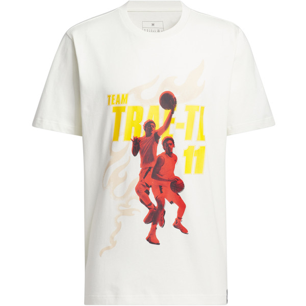 adidas Team Trae Shirt - - wit - maat M