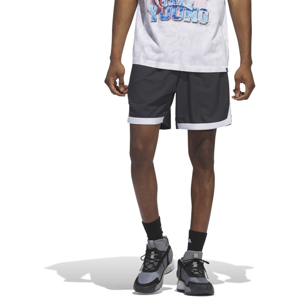 adidas Trae Foun Short - - grijs - maat S
