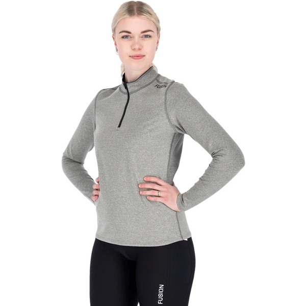 Fusion C3 Longsleeve Zip Neck Dames afbeelding