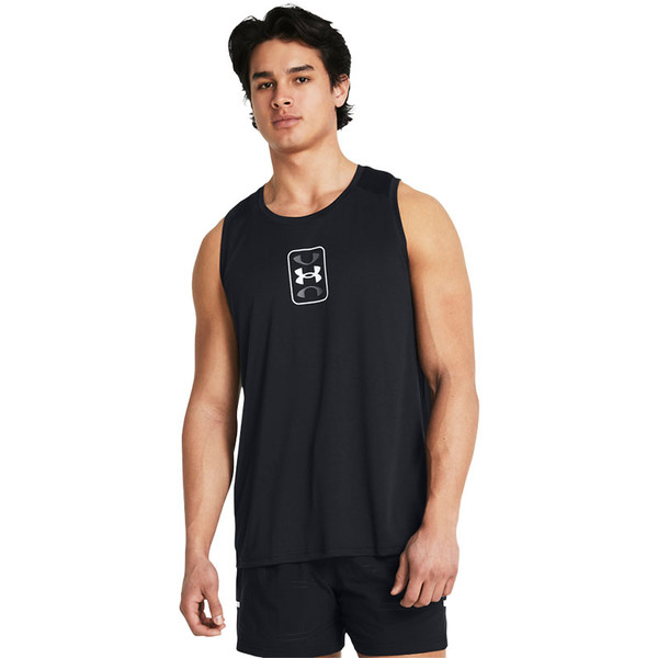 Under Armour Baseline Performance Tanktop Men - - zwart - maat XL