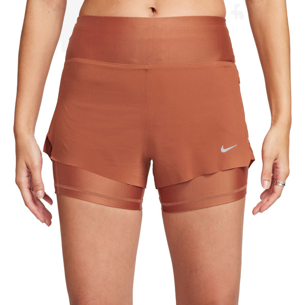 Nike Dri-FIT Swift Mid-Rise 2in1 3&apos;&apos; Short Dames