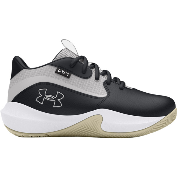 Under Armour Lockdown 7 PS Kids - Handbalschoenen - zwart - maat 33