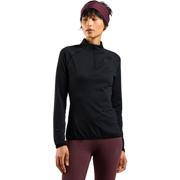 Odlo Zeroweight Warm Half-Zip Midlayer LS Dames