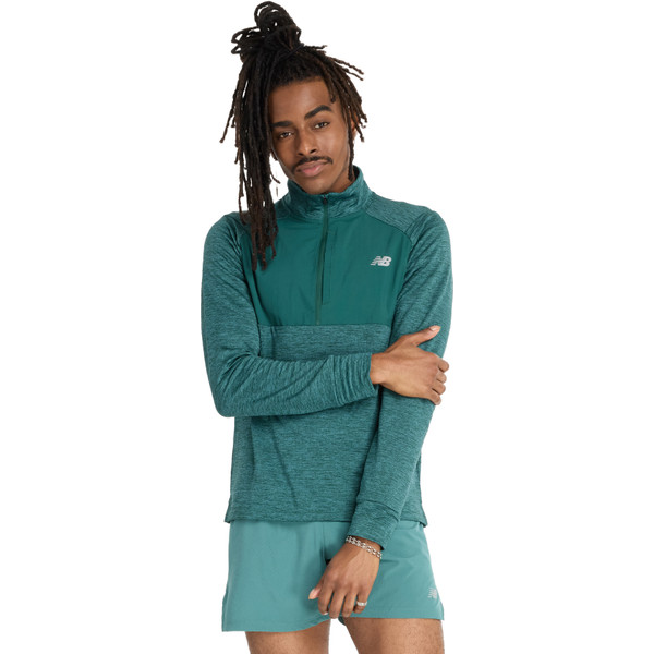 New Balance Athletics Heat Grid 1/2 Zip Heren