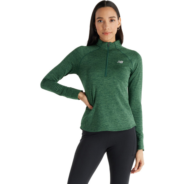 New Balance Athletics Heat Grid 1/2 Zip Dames afbeelding