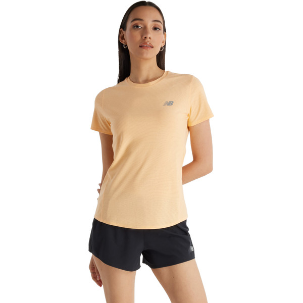 New Balance Jacquard T-Shirt Dames afbeelding