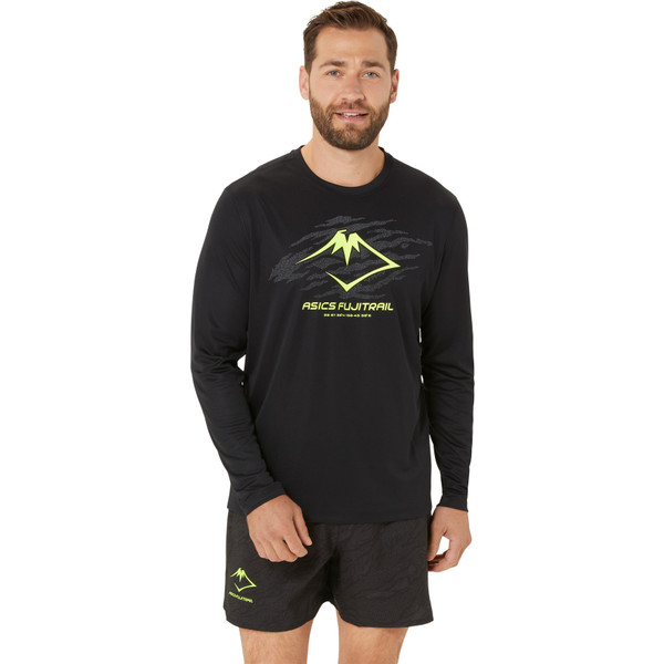 ASICS Fujitrail Logo Longsleeve T-Shirt Heren afbeelding