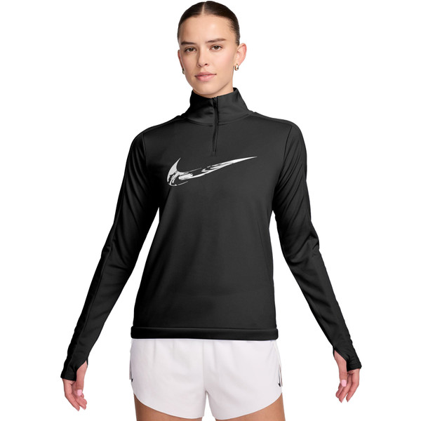Nike Swoosh Half-Zip Longsleeve Dames afbeelding