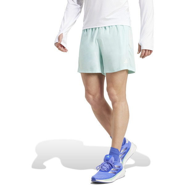 adidas Performance Own the Run Short - Heren - Turquoise- S - 13cm