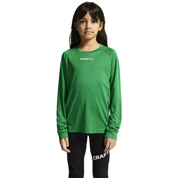 Craft Rush 2.0 T-Shirt Met Lange Mouwen Kinderen - Groen | Maat: 158/164