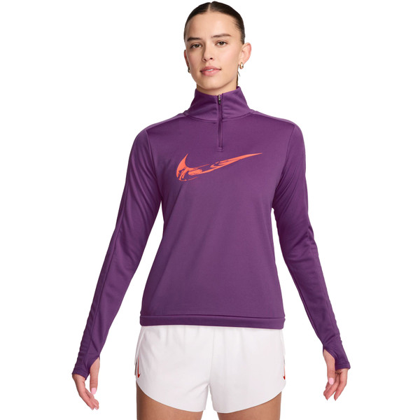 Nike Swoosh Half-Zip Longsleeve Dames afbeelding
