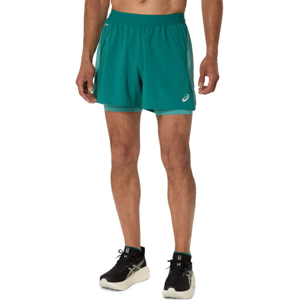 ASICS Road 2in1 5&apos;&apos; Short Heren afbeelding