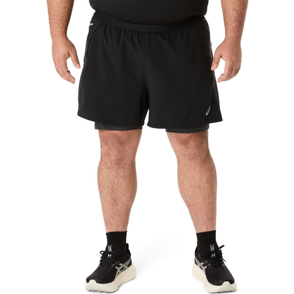 ASICS Road 2in1 5&apos;&apos; Short Heren afbeelding