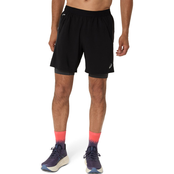 ASICS Road 2in1 5&apos;&apos; Short Heren afbeelding