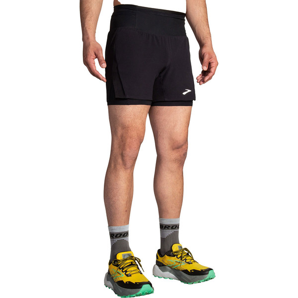Brooks High Point 5" 2-in-1 Short 2.0 Heren afbeelding