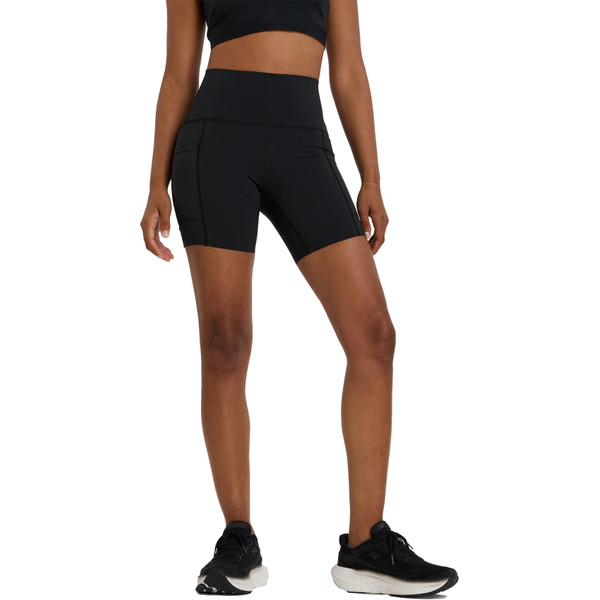 New Balance Sleek Pocket 6&apos;&apos; Legging Dames afbeelding