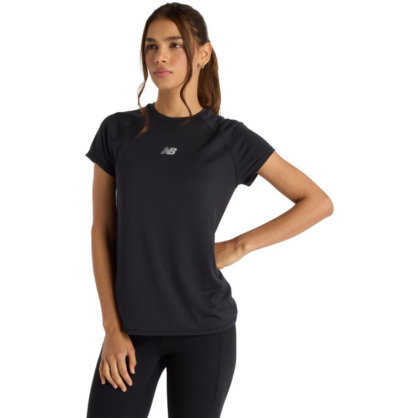 New Balance Jacquard T-Shirt Dames afbeelding