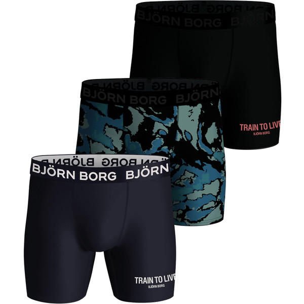 Björn Borg Performance 3-Pack Boxer Heren afbeelding