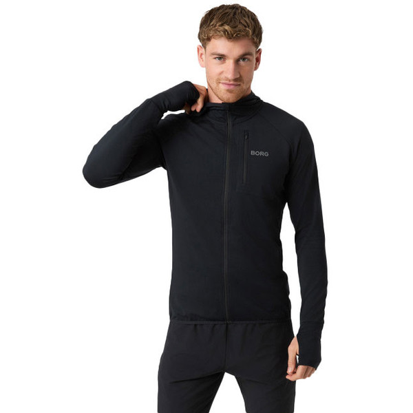Björn Borg Running Midlayer Hood Heren afbeelding
