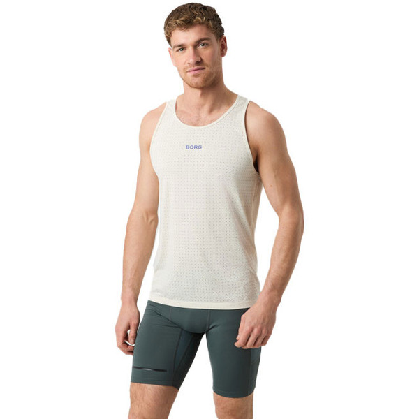 Björn Borg Running perforated Singlet Heren afbeelding