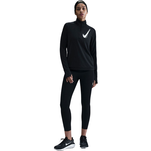 Nike Swoosh Longsleeve Half-Zip Dames afbeelding
