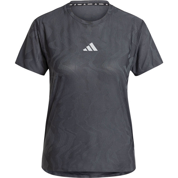 adidas Performance Ultimate Running Engineered T-shirt CLIMACOOL+ - Dames - Zwart- XL