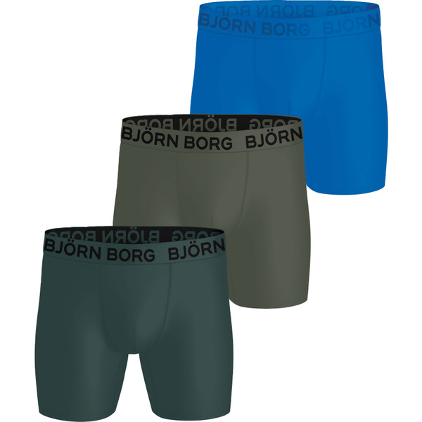 Björn Borg Sports Microfiber Boxer 3-Pack Heren afbeelding