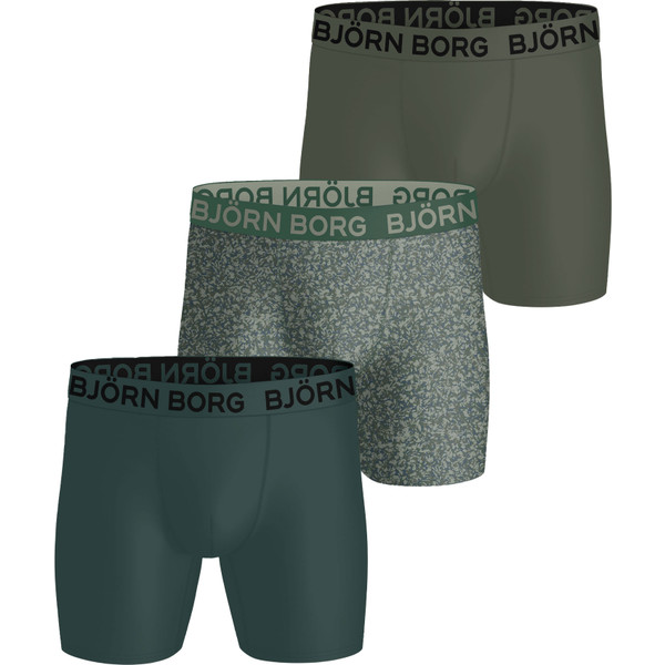 Björn Borg Sports Microfiber Boxer 3-Pack Heren afbeelding