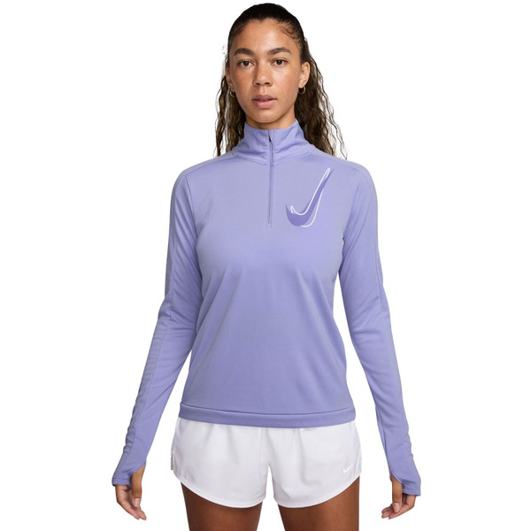 Nike Swoosh Longsleeve Half-Zip Dames afbeelding