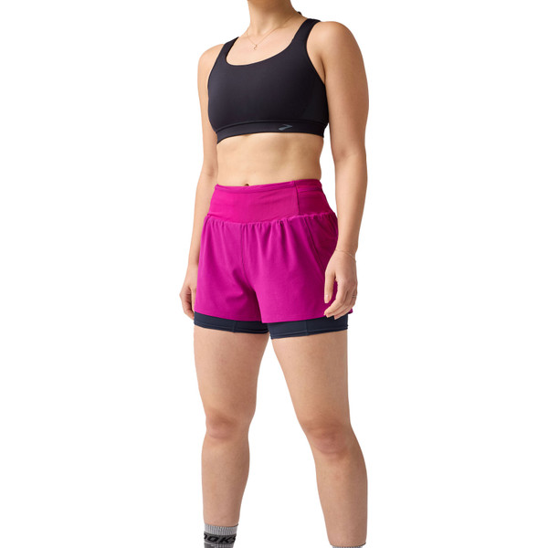 Brooks High Point 3" 2-in-1 Short 2.0 Dames afbeelding