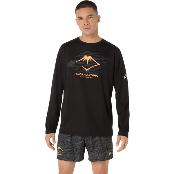 ASICS Fujitrail Logo Longsleeve T-Shirt Heren afbeelding