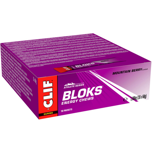 Clif® Blok Energy Chew Mountain Berry (18 stuks) afbeelding