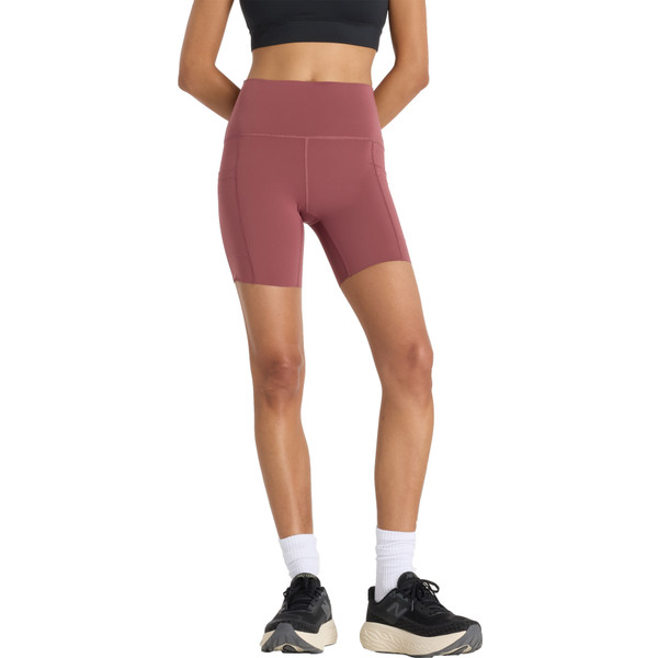 New Balance Sleek Pocket 6&apos;&apos; Legging Dames afbeelding 1