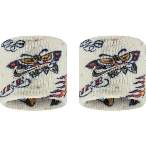 Nike Dri-Fit Swoosh Classic Print Wristband 2-Pack afbeelding