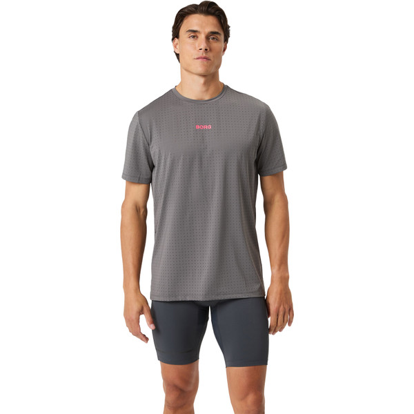 Björn Borg Running Perforated T-Shirt Heren afbeelding 1