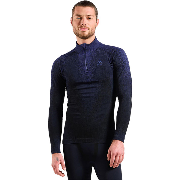 Odlo Blackcomb Eco Longsleeve Half-Zip Heren afbeelding