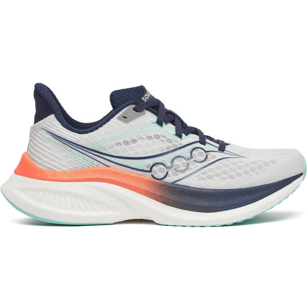 Saucony Endorphin Speed hardloopschoenen blauw en wit