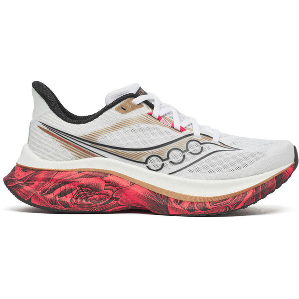 Saucony Endorphin Speed hardloopschoenen rood en wit