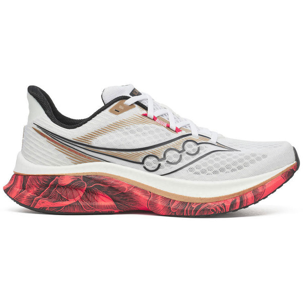 Saucony Endorphin Speed hardloopschoenen rood en wit