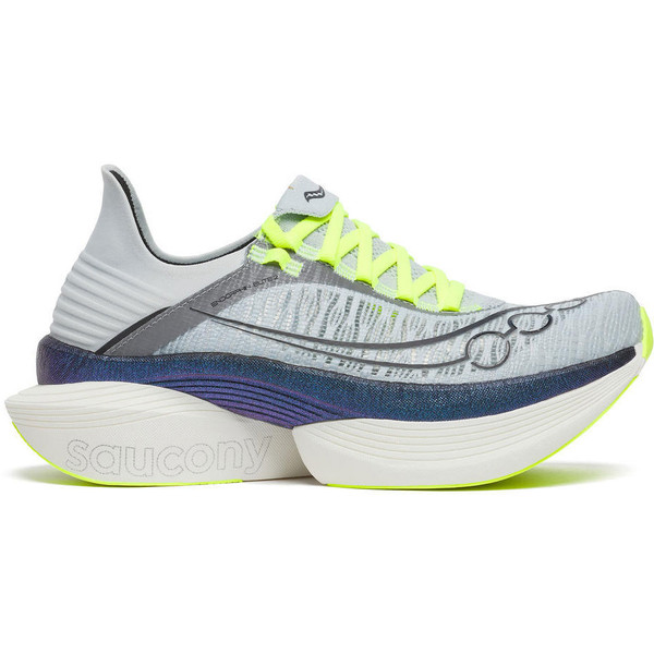 Saucony Endorphin Elite hardloopschoenen blauw en wit