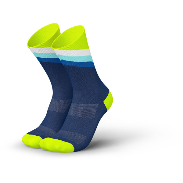 Incylence Hardloopsokken groen en blauw